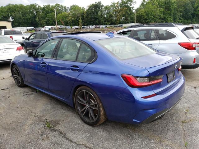 3MW5U7J09M8C14236 - 2021 BMW M340I BLUE photo 2