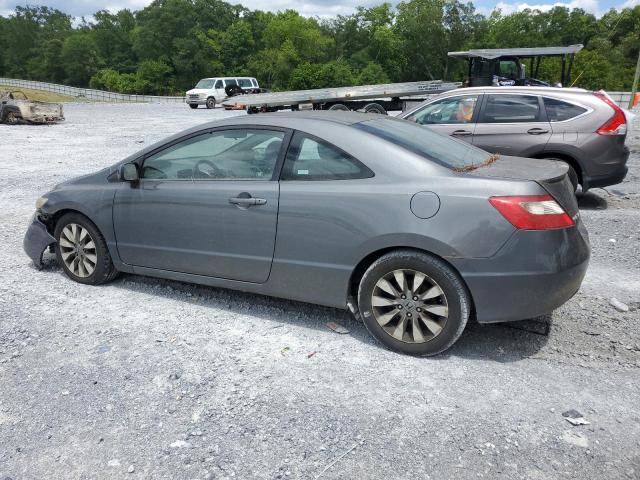 2HGFG12949H526374 - 2009 HONDA CIVIC EXL ნაცრისფერი ფოტო 2