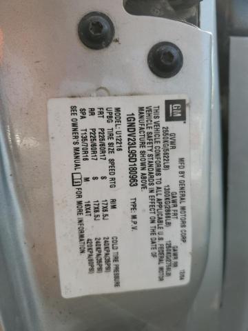 1GNDV23L95D180963 - 2005 CHEVROLET UPLANDER LS 银色 照片 12