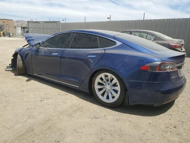 5YJSA1E28HF233322 - 2017 TESLA MODEL S 蓝色 照片 2