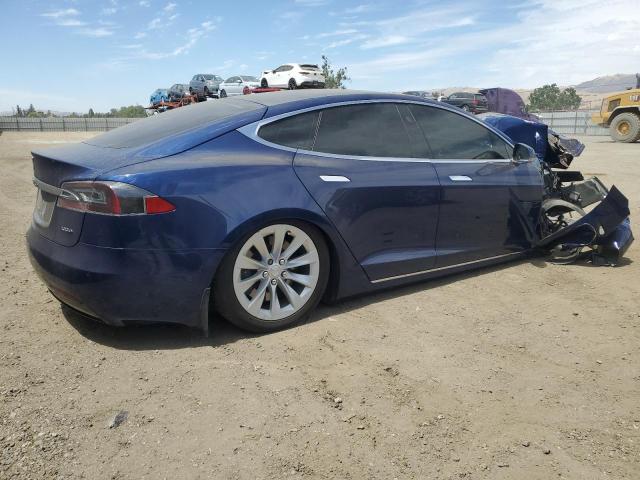 5YJSA1E28HF233322 - 2017 TESLA MODEL S 蓝色 照片 3
