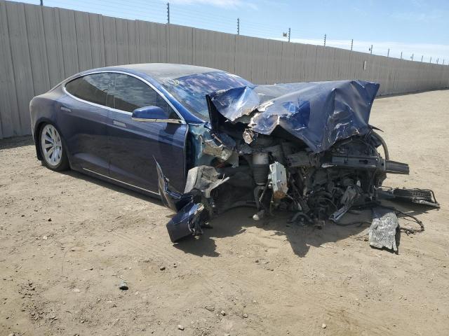 5YJSA1E28HF233322 - 2017 TESLA MODEL S 蓝色 照片 4