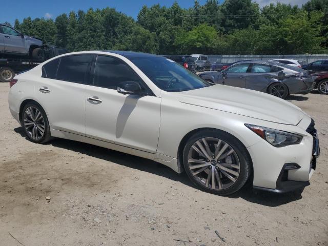 JN1EV7AP0KM514635 - 2019 INFINITI Q50 LUXE WHITE photo 4