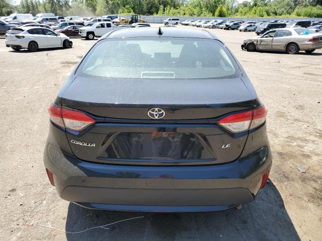 5YFEPMAE8NP299222 - 2022 TOYOTA COROLLA LE BLACK photo 6