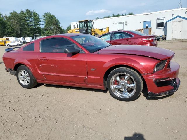 1ZVHT82H855100334 - 2005 FORD MUSTANG GT RED photo 4