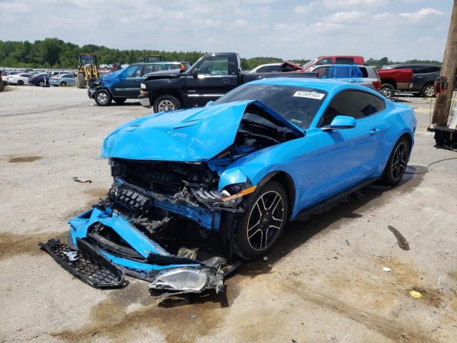 1FA6P8TH2N5115107 - 2022 FORD MUSTANG BLUE photo 1
