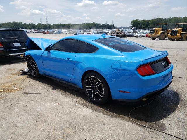 1FA6P8TH2N5115107 - 2022 FORD MUSTANG BLUE photo 2