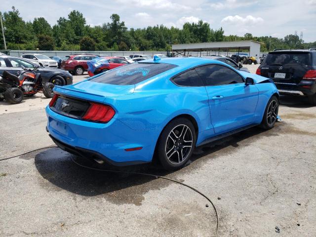 1FA6P8TH2N5115107 - 2022 FORD MUSTANG BLUE photo 3