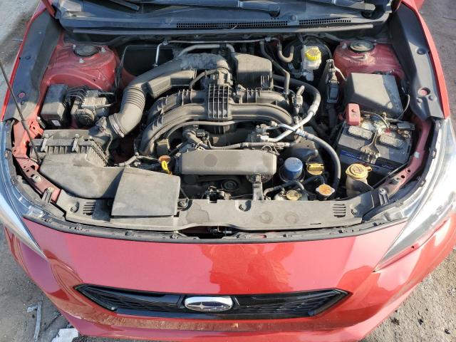 4S3GKAK62H3609620 - 2017 SUBARU IMPREZA SPORT RED photo 11