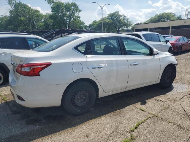 3N1AB7AP2KY414492 - 2019 NISSAN SENTRA S أبيض صورة 3