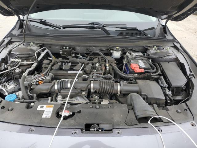 1HGCV1F58JA040380 - 2018 HONDA ACCORD EXL GRAY photo 11