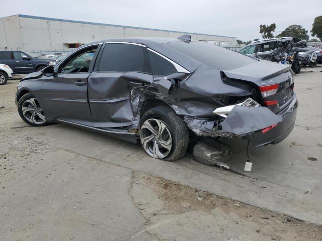 1HGCV1F58JA040380 - 2018 HONDA ACCORD EXL GRAY photo 2