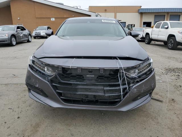 1HGCV1F58JA040380 - 2018 HONDA ACCORD EXL GRAY photo 5