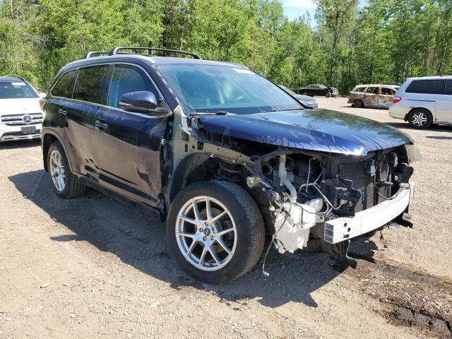 5TDJKRFH4GS286779 - 2016 TOYOTA HIGHLANDER XLE Синій фото 4