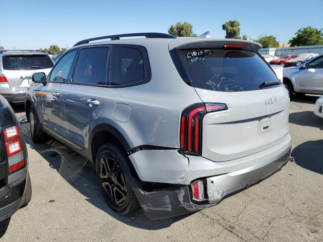 5XYP5DGC7PG336255 - 2023 KIA TELLURIDE SX GRAY photo 2