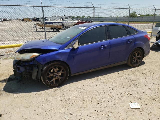 1FADP3F27EL175462 - 2014 FORD FOCUS SE BLUE photo 1