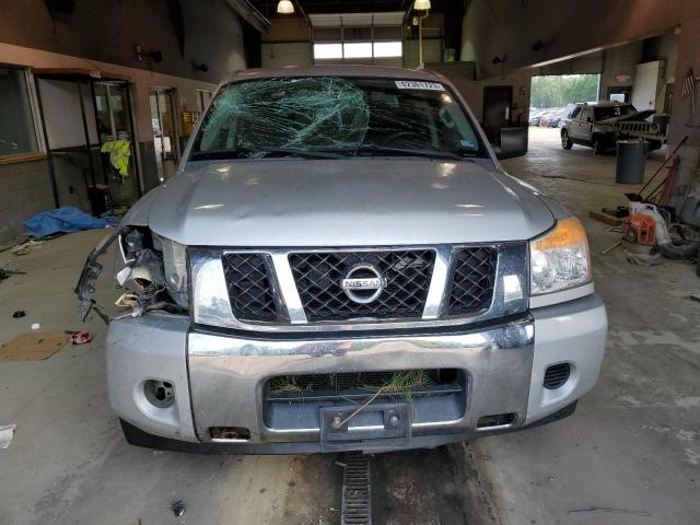 1N6BA0EK9EN500293 - 2014 NISSAN TITAN S SILVER photo 5