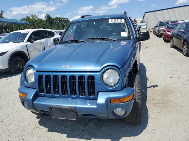 1J4GL58K04W127014 - 2004 JEEP LIBERTY LIMITED BLUE photo 5