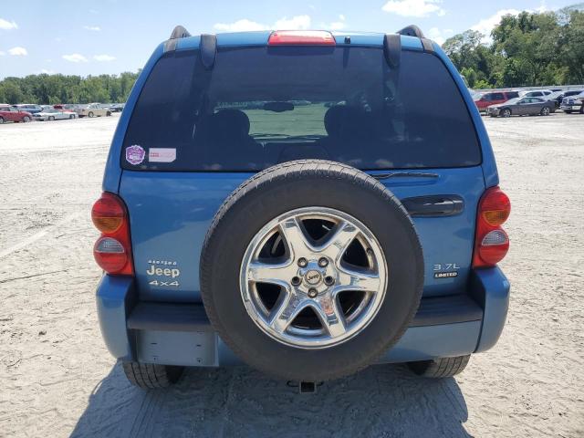 1J4GL58K04W127014 - 2004 JEEP LIBERTY LIMITED BLUE photo 6