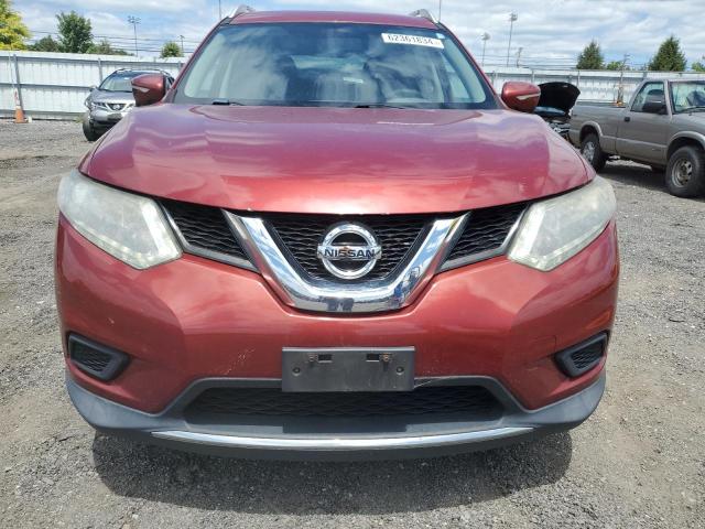 KNMAT2MV3FP580339 - 2015 NISSAN ROGUE S BURGUNDY photo 5