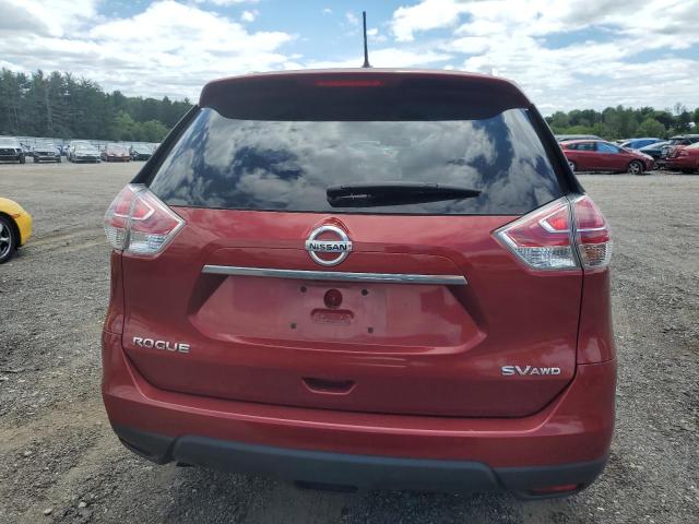 KNMAT2MV3FP580339 - 2015 NISSAN ROGUE S BURGUNDY photo 6