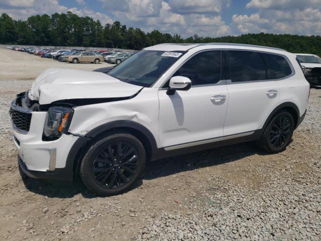 5XYP5DHC2NG227360 - 2022 KIA TELLURIDE SX WHITE photo 1