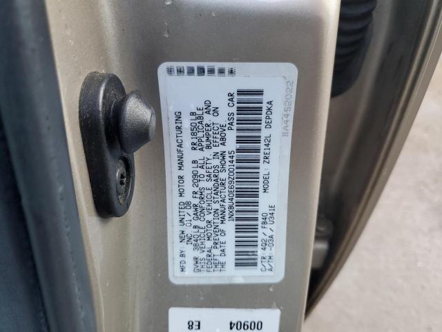 1NXBU40E69Z001445 - 2009 TOYOTA COROLLA BASE 棕色 照片 13