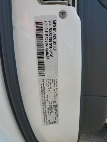 2C4RC1BG7PR502339 - 2023 CHRYSLER PACIFICA TOURING L WHITE photo 13