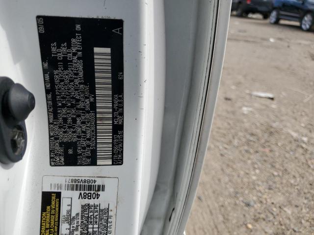 5TDZA23C36S400081 - 2006 TOYOTA SIENNA CE WHITE photo 13