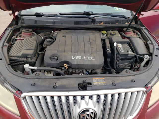 1G4GE5EV2AF213897 - 2010 BUICK LACROSSE CXS BURGUNDY photo 11