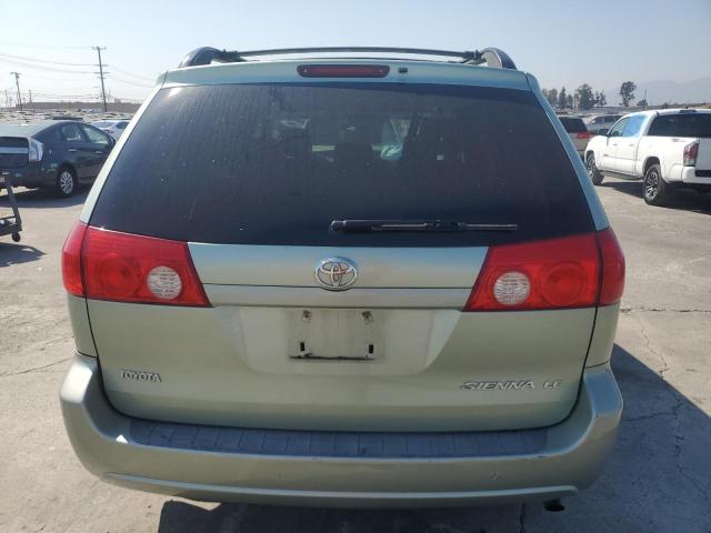 5TDZK23C48S137633 - 2008 TOYOTA SIENNA CE GREEN photo 6