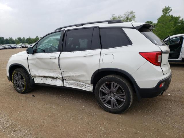 5FNYF8H50KB028708 - 2019 HONDA PASSPORT EXL WHITE photo 2