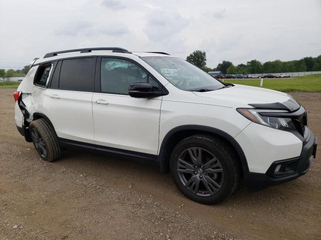 5FNYF8H50KB028708 - 2019 HONDA PASSPORT EXL WHITE photo 4