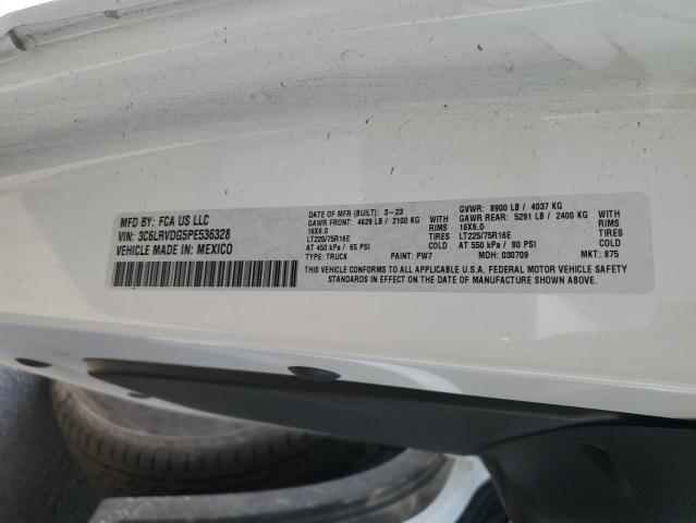 3C6LRVDG5PE536328 - 2023 RAM PROMASTER 2500 HIGH 白色 照片 13