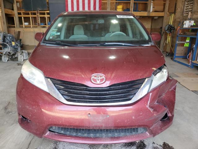 5TDKK3DC3CS264260 - 2012 TOYOTA SIENNA LE BURGUNDY photo 5