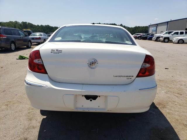 2G4WC582791264821 - 2009 BUICK LACROSSE CX WHITE photo 6