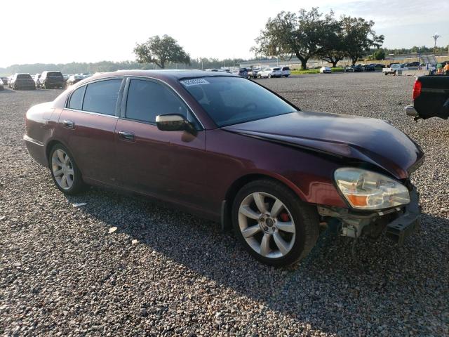 JNKBF01A05M100242 - 2005 INFINITI Q45 BURGUNDY photo 4