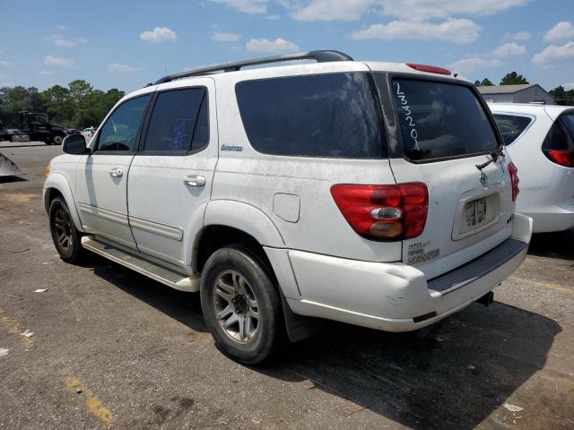 5TDZT38A04S233201 - 2004 TOYOTA SEQUOIA LIMITED WHITE photo 2