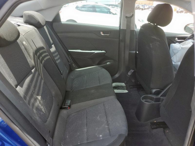 3KPC24A39JE033708 - 2018 HYUNDAI ACCENT SE Azul foto 10