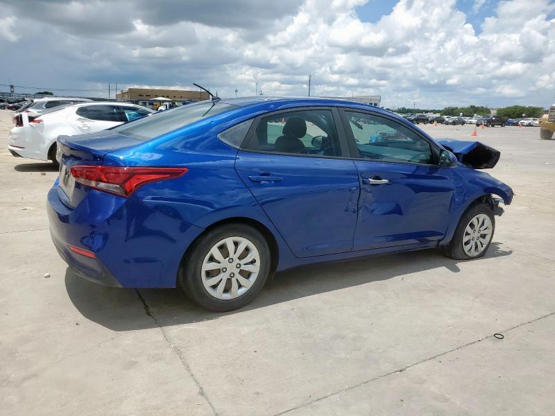 3KPC24A39JE033708 - 2018 HYUNDAI ACCENT SE Azul foto 3