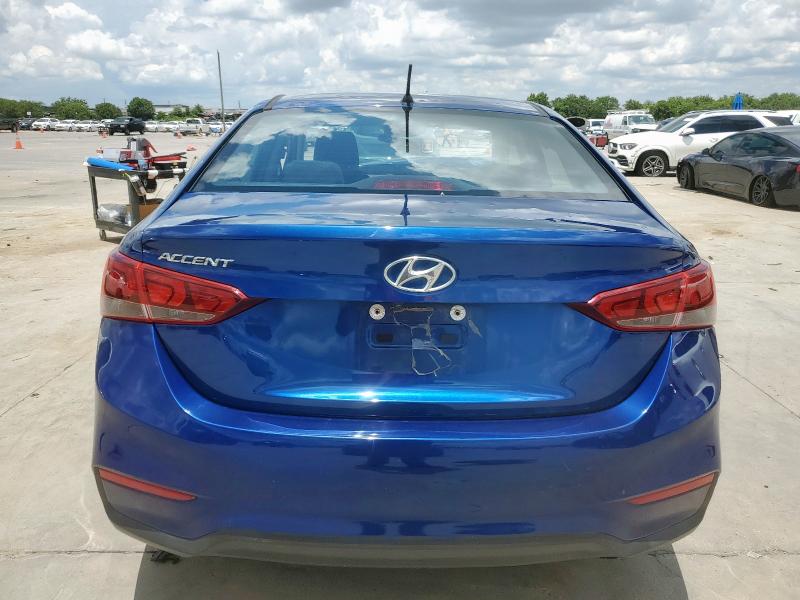 3KPC24A39JE033708 - 2018 HYUNDAI ACCENT SE Azul foto 6