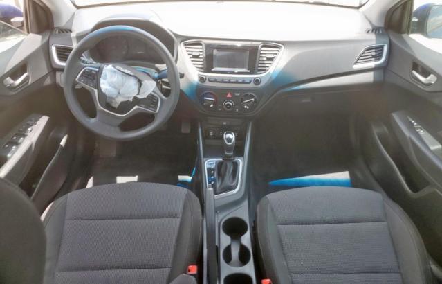 3KPC24A39JE033708 - 2018 HYUNDAI ACCENT SE Azul foto 8