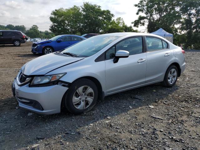 19XFB2F52FE035903 - 2015 HONDA CIVIC LX SILVER photo 1