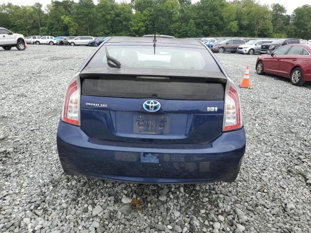 JTDKN3DUXC1552385 - 2012 TOYOTA PRIUS BLUE photo 6