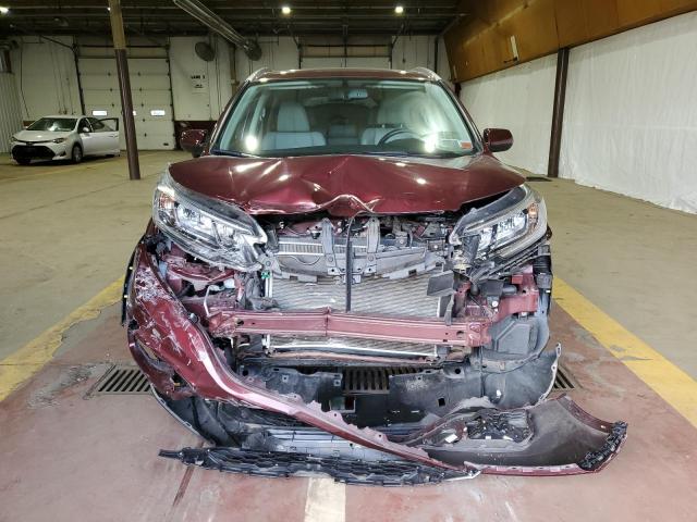 2HKRM4H78GH679677 - 2016 HONDA CR-V EXL BURGUNDY photo 5