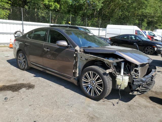 KNALN4D7XE5129710 - 2014 KIA CADENZA PREMIUM BROWN photo 4