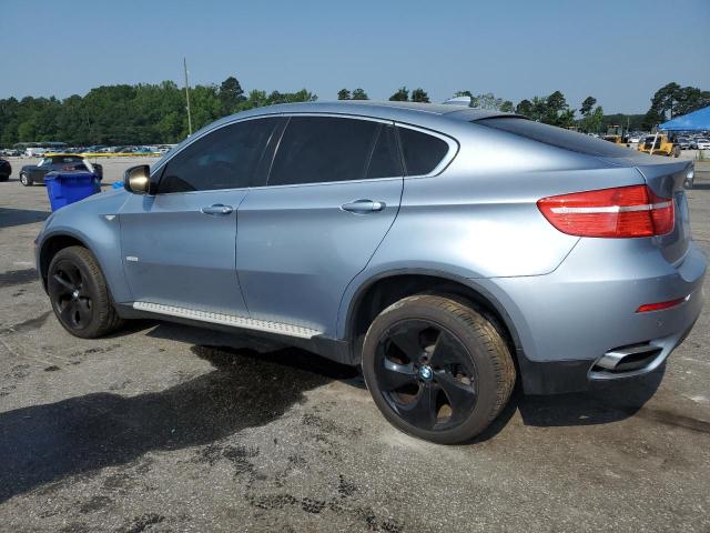 5UXFH0C54ALC66245 - 2010 BMW X6 HYBRID BLUE photo 2
