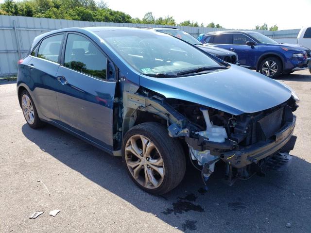 KMHD35LH9EU178508 - 2014 HYUNDAI ELANTRA GT BLUE photo 4