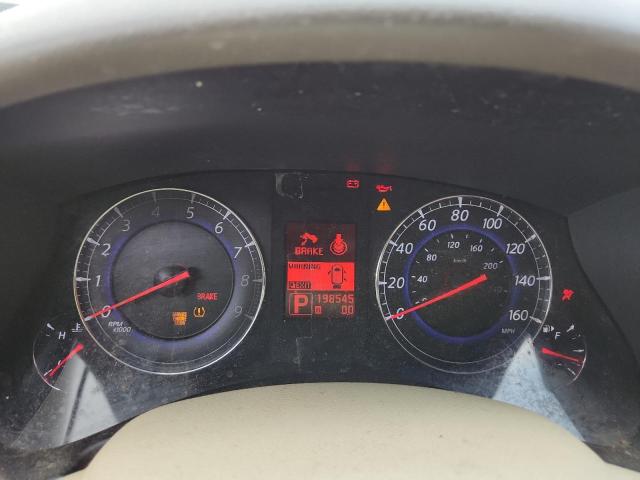 JNKAJ09E28M302943 - 2008 INFINITI EX35 BASE CHARCOAL photo 9