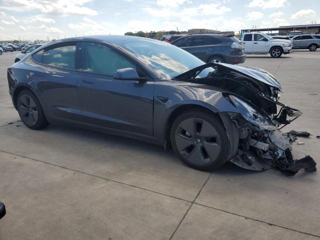 5YJ3E1EB4MF979253 - 2021 TESLA MODEL 3 GRAY photo 4